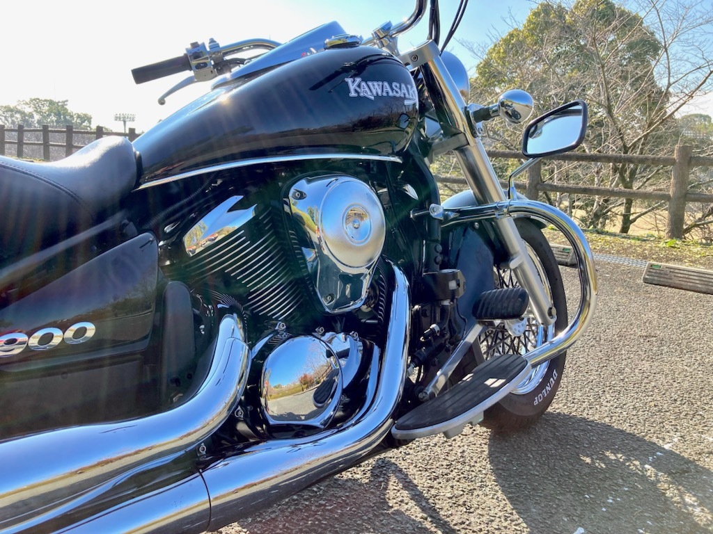 1週間後に値下げ! Kawasaki バルカン900クラシック 低走行 転倒無し ノーマル車 /シャドウ/ドラッグスター/ビラーゴ/イントルーダー/熊本_画像9