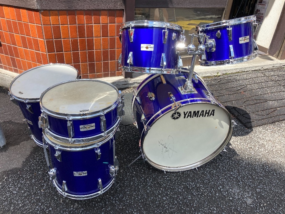 u45865 YAMAHA [YD3000] 中古 ドラムセット 5点+スネア 札幌 良好_画像1