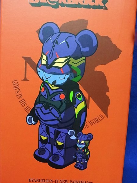 BE@RBRICK エヴァンゲリオン 第13号機 (新塗装版) 100％ & 400％/フィギュア ベアブリック