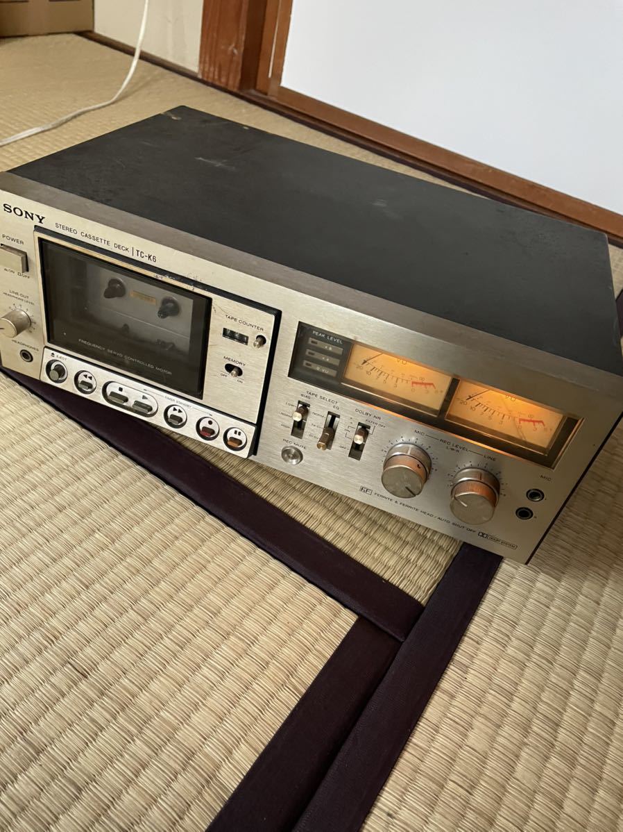 ヤフオク! - SONY カセットデッキ TC-K6 現状品