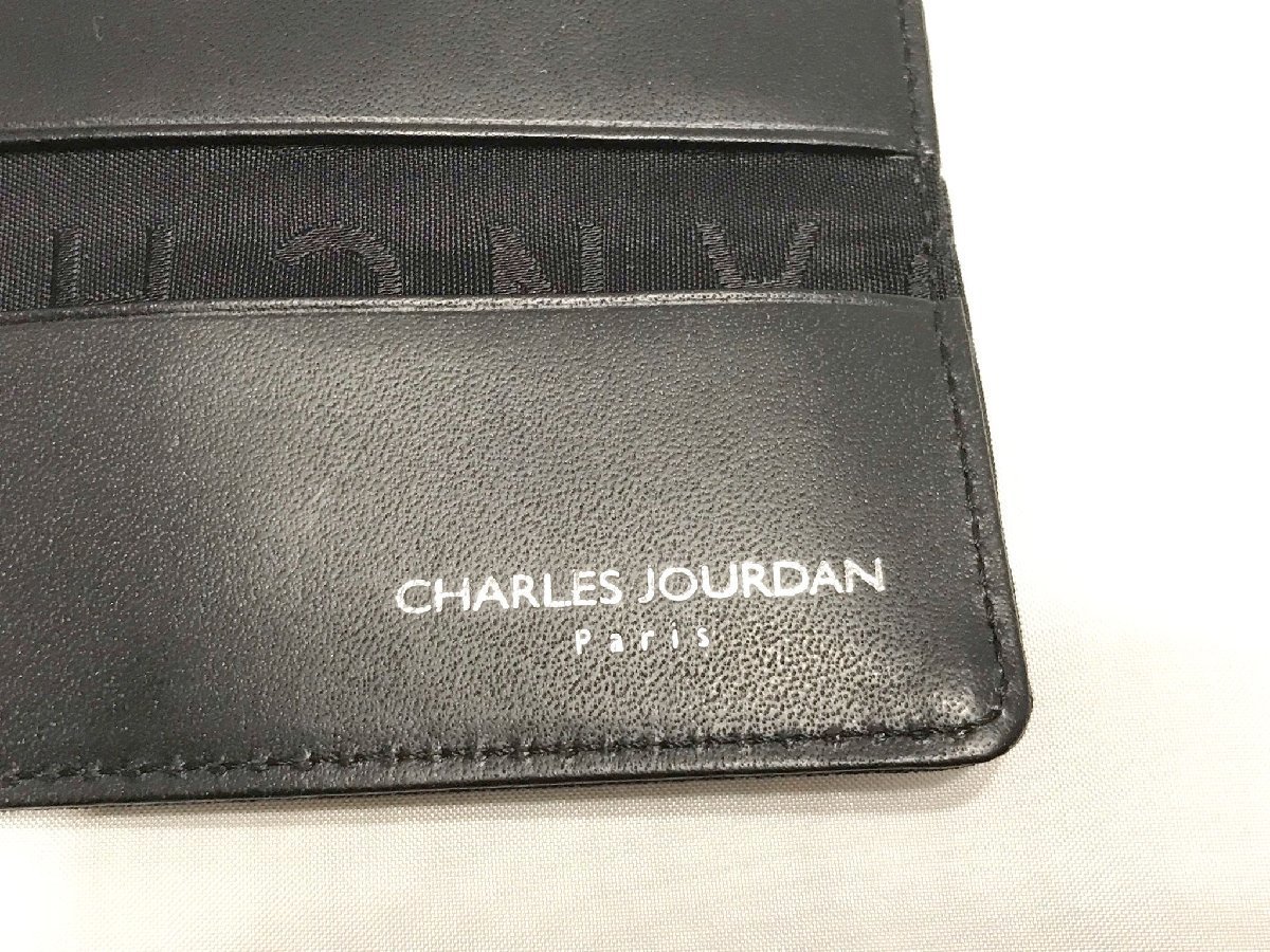 ■【YS-1】 未使用 ■ CHARLES JOURDAN シャルルジョルダン ■３連 キーケース キーリング付き ■ ブラック系 【同梱可能商品】■D_画像7