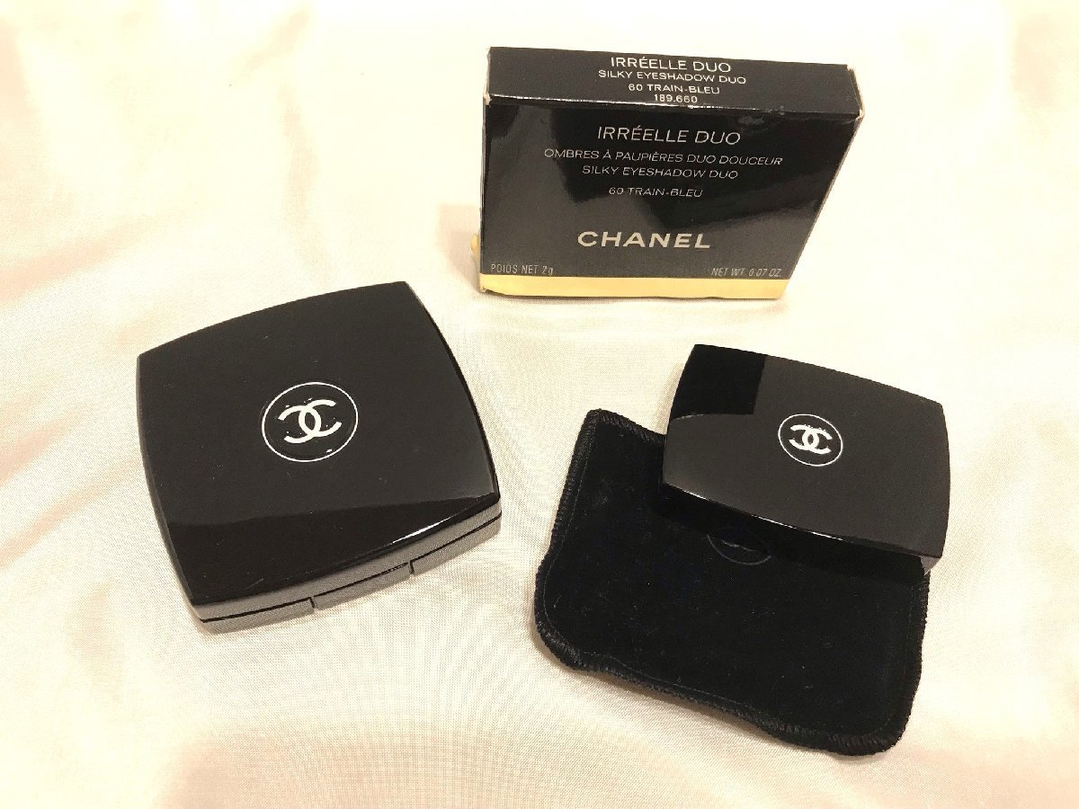 ■【YS-1】 CHANEL シャネル ■ レ キャトル オンブル アイシャドウ #92 イレール デュオ #60 ブルー系 ■ 2点セット 【同梱可能商品】■D_画像2