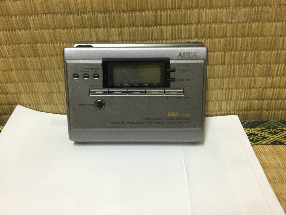 人気の雑貨がズラリ! HS-JX50 ポータブルカセットプレーヤー ☆完動美