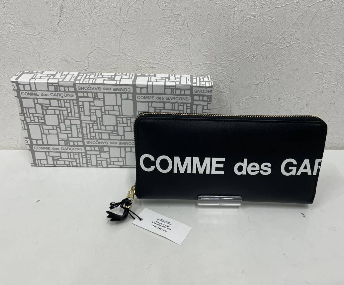 毎日がバーゲンセール 新品 コムデギャルソン ロゴ 長財布 SA0110HL
