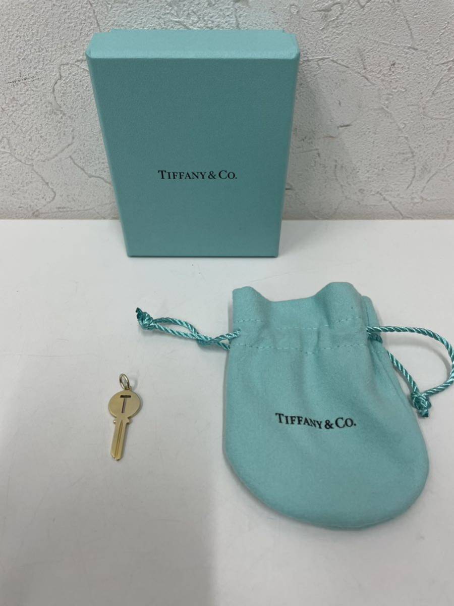 TIFFANY&Co. ティファニー ペンダントトップ K18 4.0g 鍵 キーモチーフ