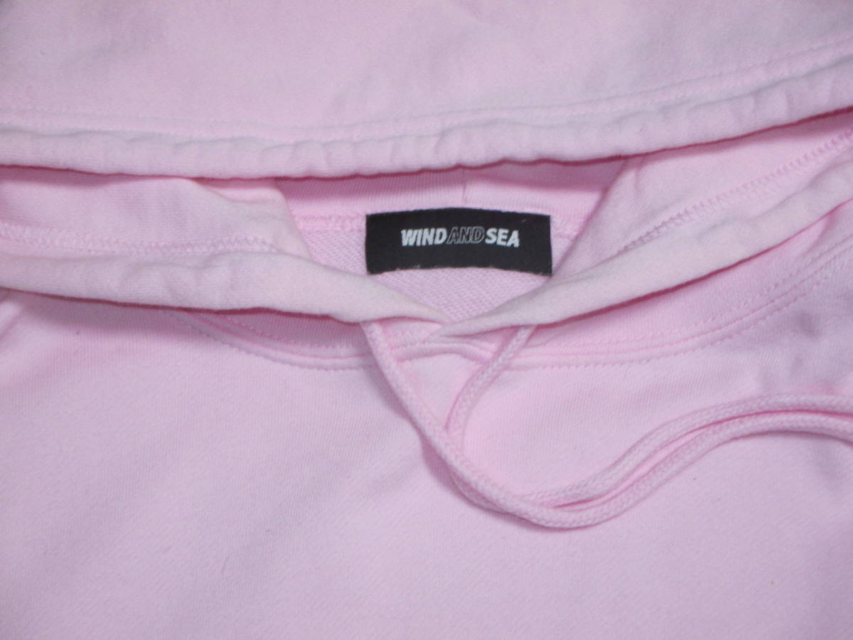 WIND AND SEA ウィンダンシー BEYOUTH パーカー ピンク Sサイズ