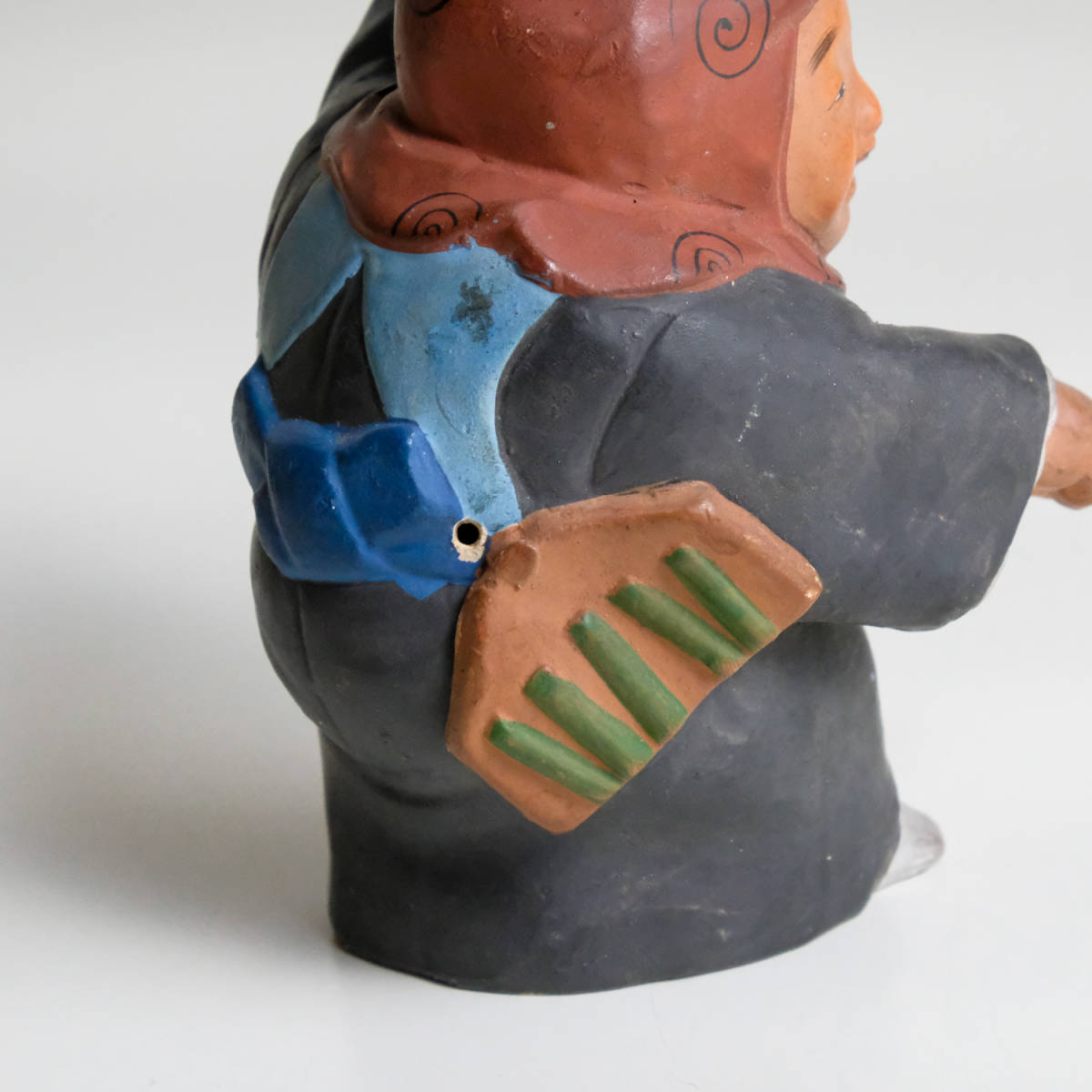 陶器人形 置物 土人形 オブジェ 飾り 民芸 古道具 _画像6
