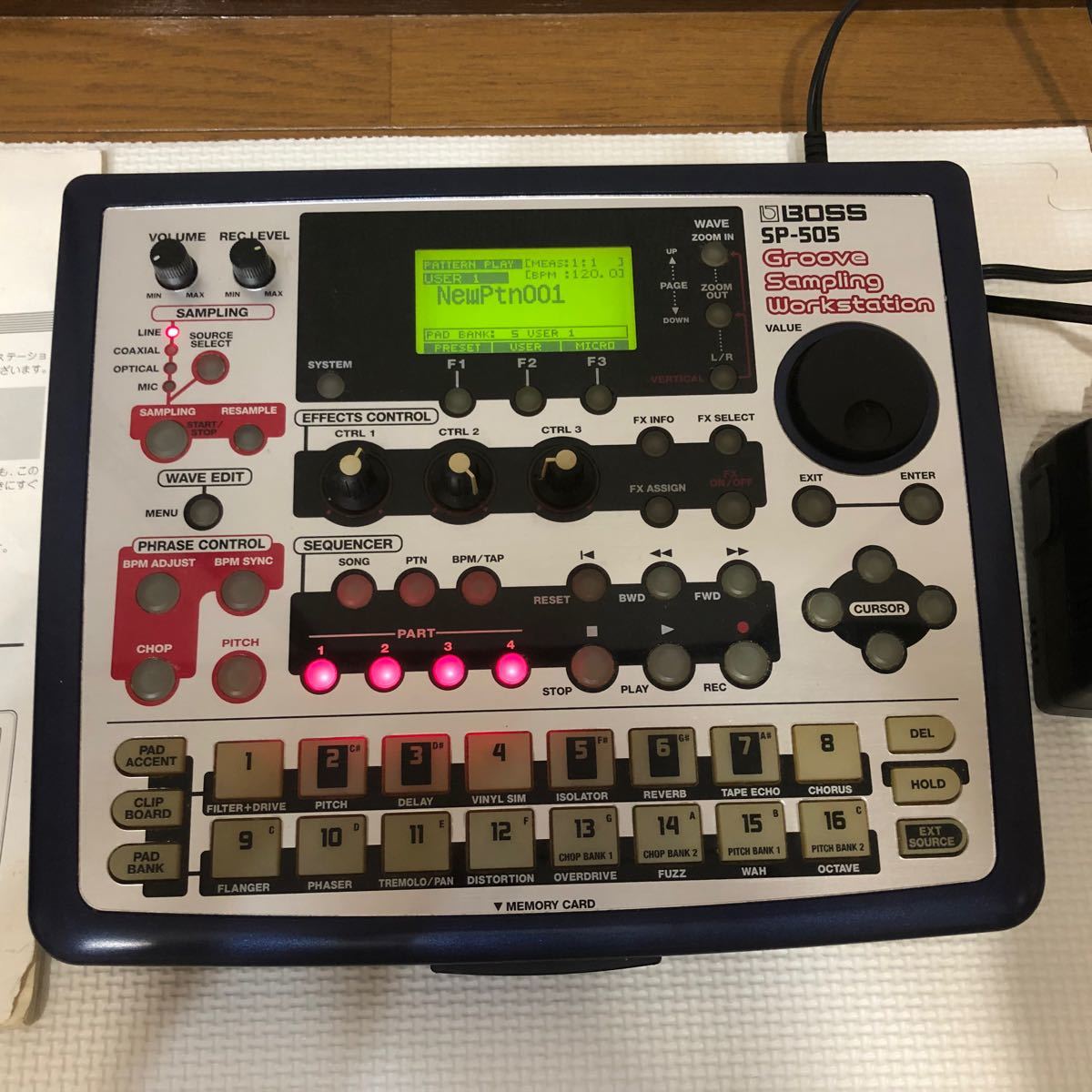 BOSS (ROLAND) SP-505 サンプラー