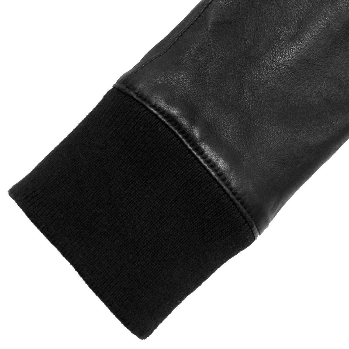 定価14.7万 wjk spanish ramb leather rib truck jkt S 黒 スペインラムレザーリブトラックジャケット ライダース akm ジュンハシモト