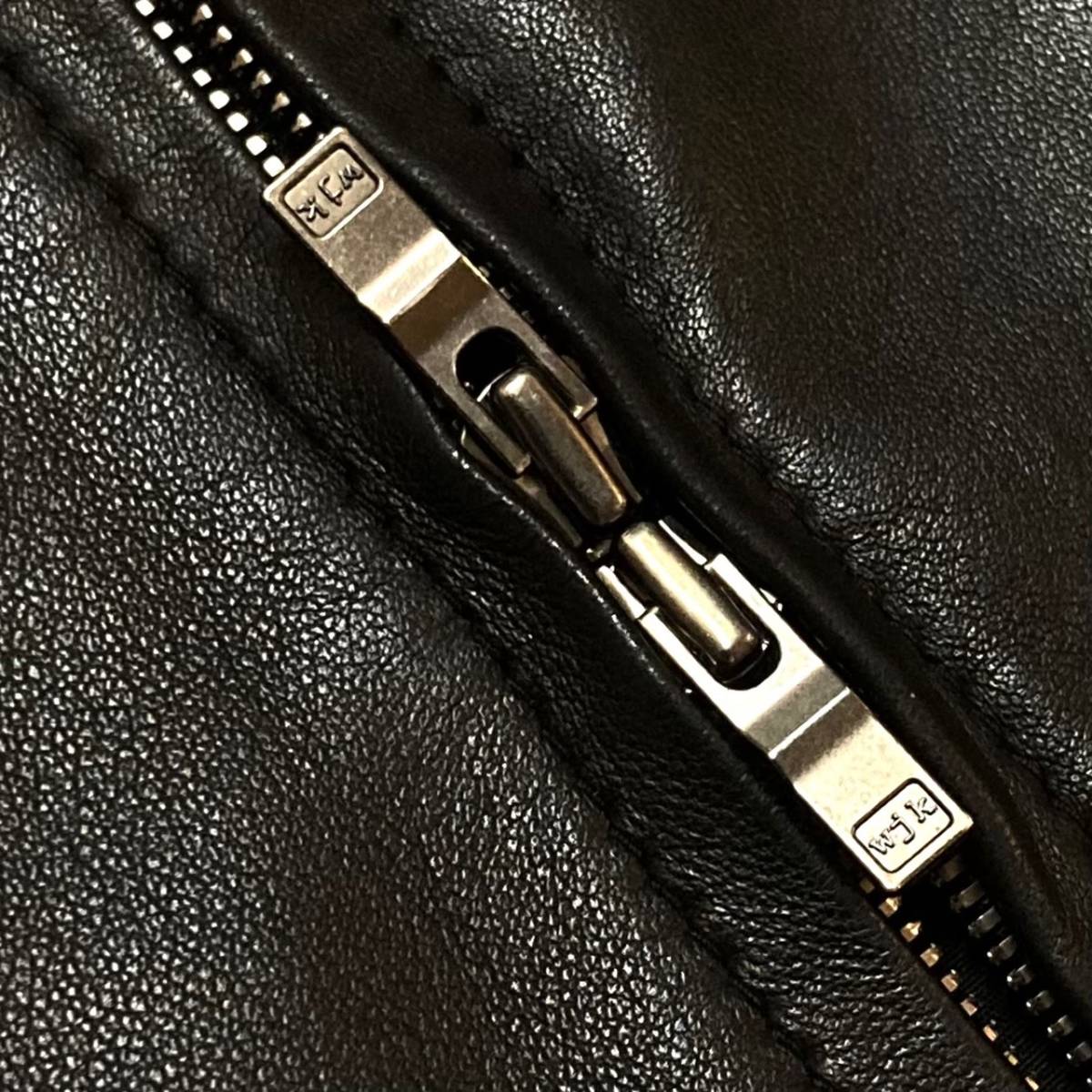 定価14 7万 wjk spanish ramb leather rib truck jkt S 黒 定価14 7万 wjk spanish ramb leather rib truck jkt S 黒