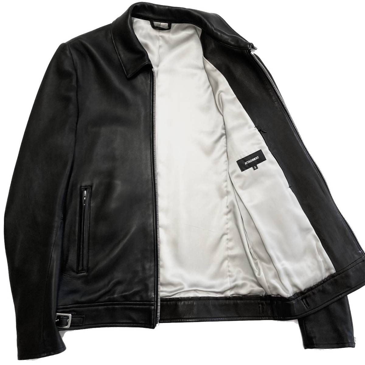 定価16.5万 ATTACHMENT エントロフィーノラムシングルライダース 2 黒