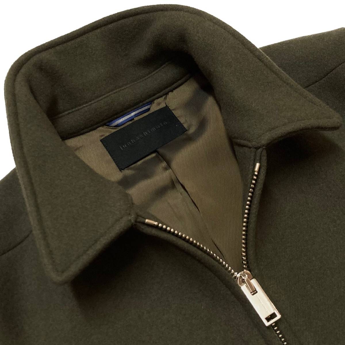 21AW 定価8 6万 junhashimoto B03 WOOL MELTON ZIP BLOUSON 3 1 21AW 定価8 6万 junhashimoto B03 WOOL MELTON ZIP BLOUSON 3 1