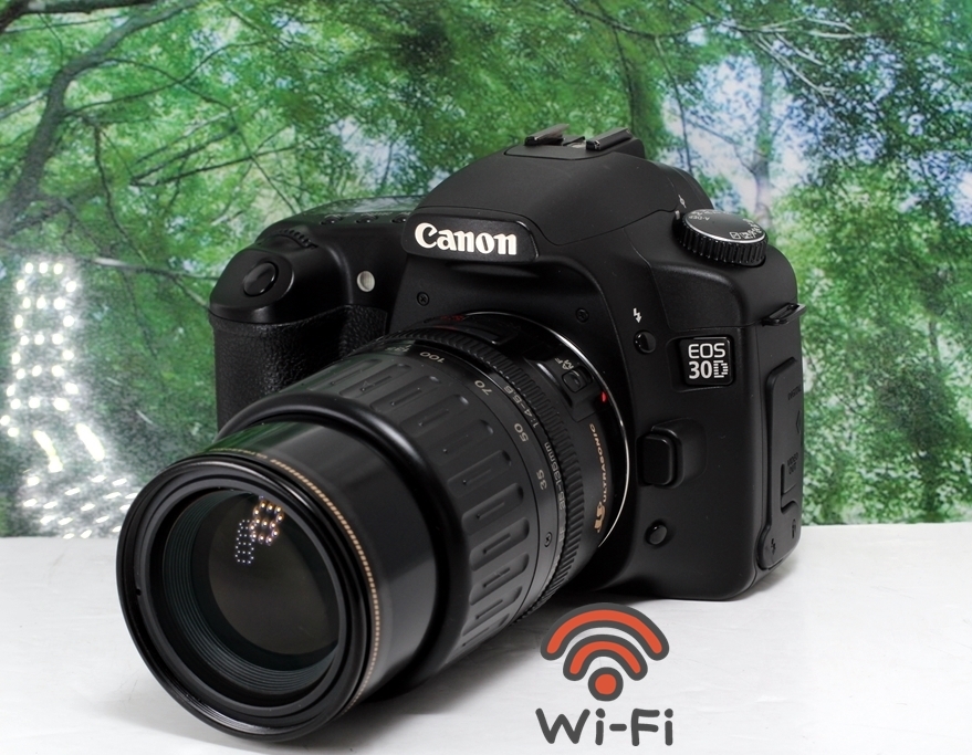 ❤️wi-fiSD付☆高速連写！美品✴canon EOS30D☆付属品多数❤️ ≪超