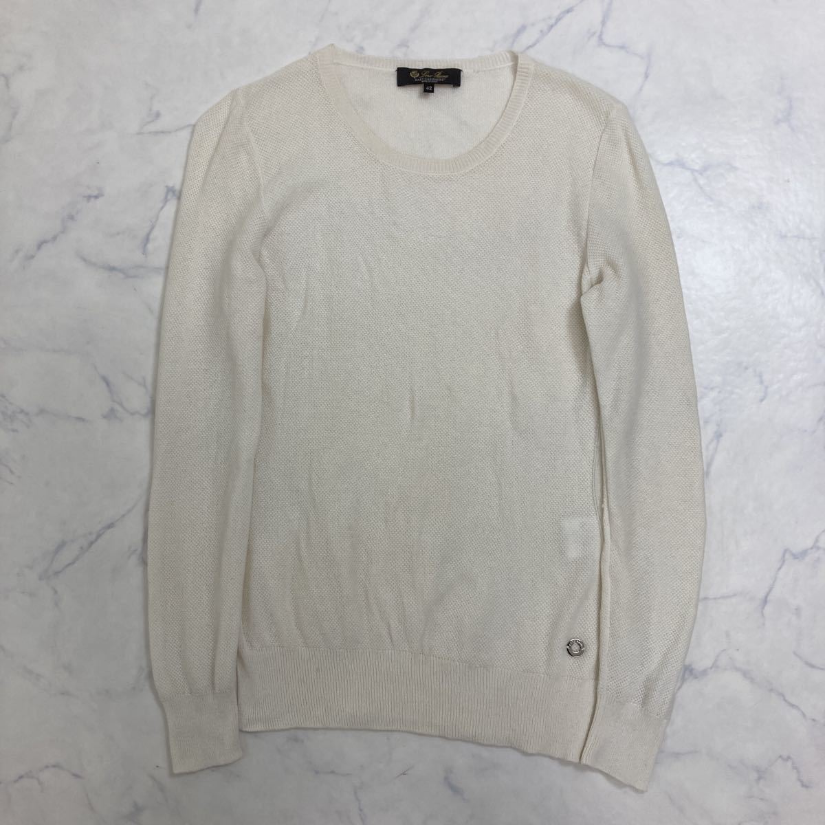 ヤフオク! - Loro Piana カシミヤ100% ニットセーター 4...