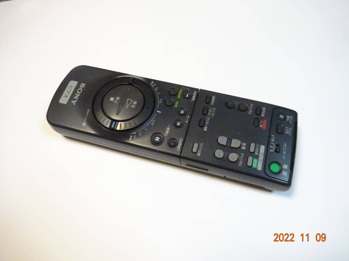 超激安 リモコン付きSONY Hi8 WV-H3用リモコン WV-H4 コンビネーション