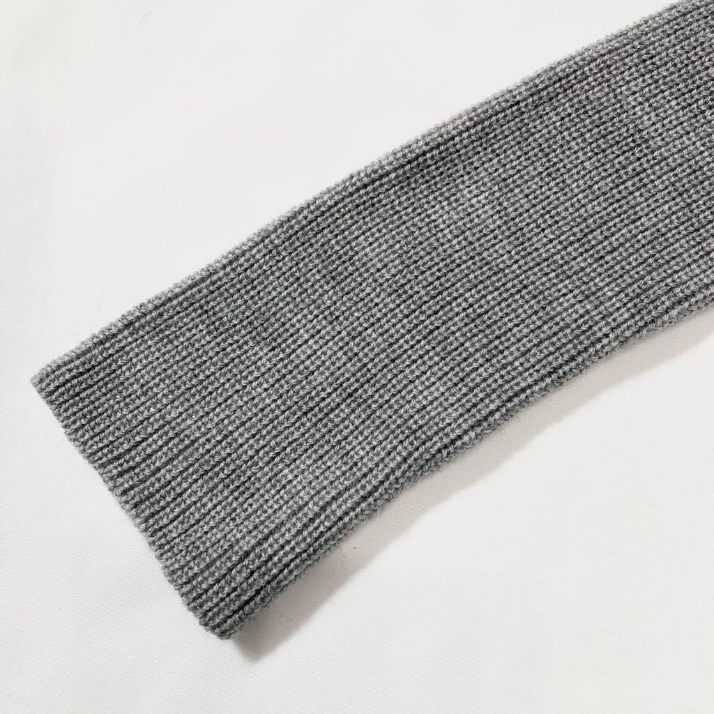 sacai luck 12AW フラワーレース ニットワンピース グレー黄2_画像5