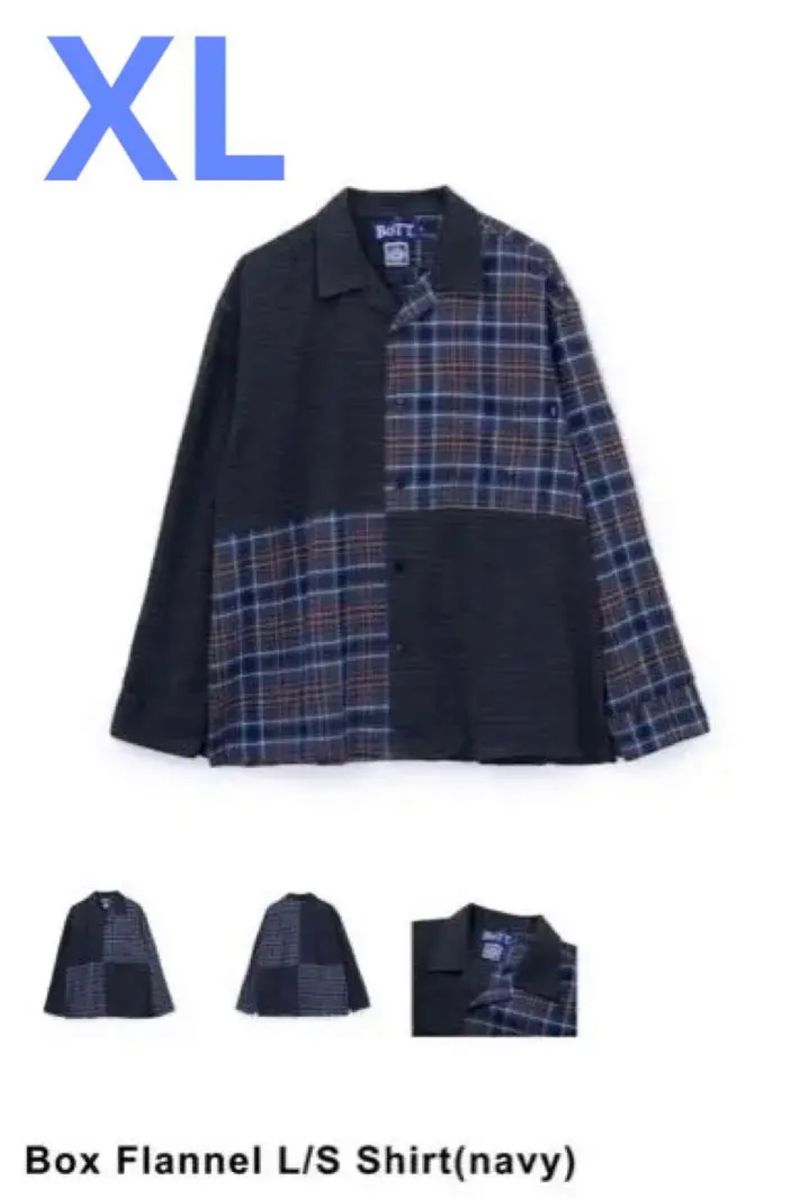 【新品未着用】BoTT CreativeDrugStore Box Flannel Shirt