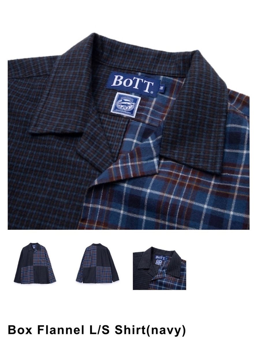 【新品未着用】BoTT CreativeDrugStore Box Flannel Shirt