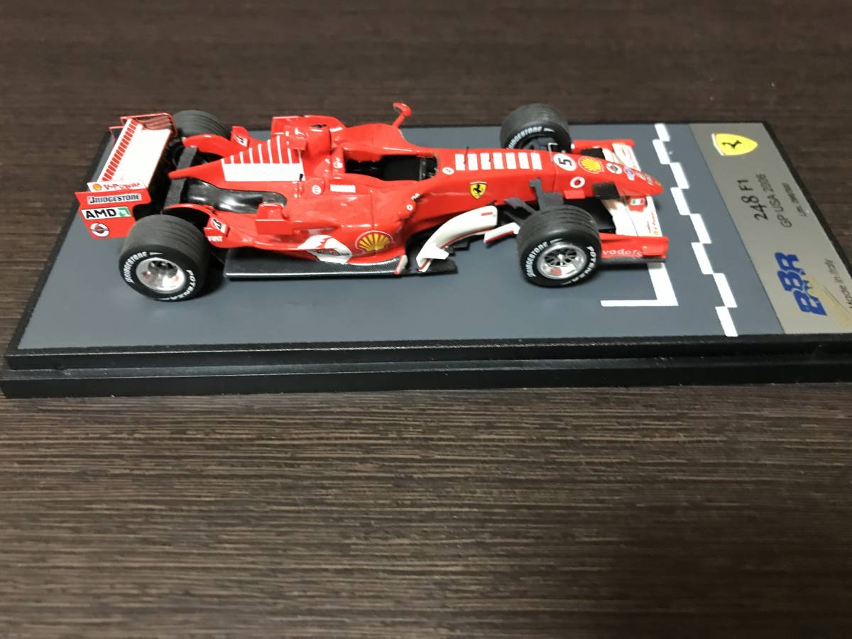 [ утиль ] 1/43 BBR Ferrari 248F1 #5 M. Schumacher America GP победа 2006