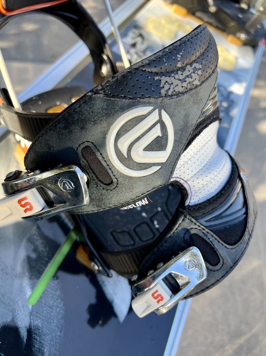 バートン カスタムX BURTON CUSTOM X 152 PPL と FLOW NX2-ATのセット 極美品 スノーボード ビンディングセット_画像4