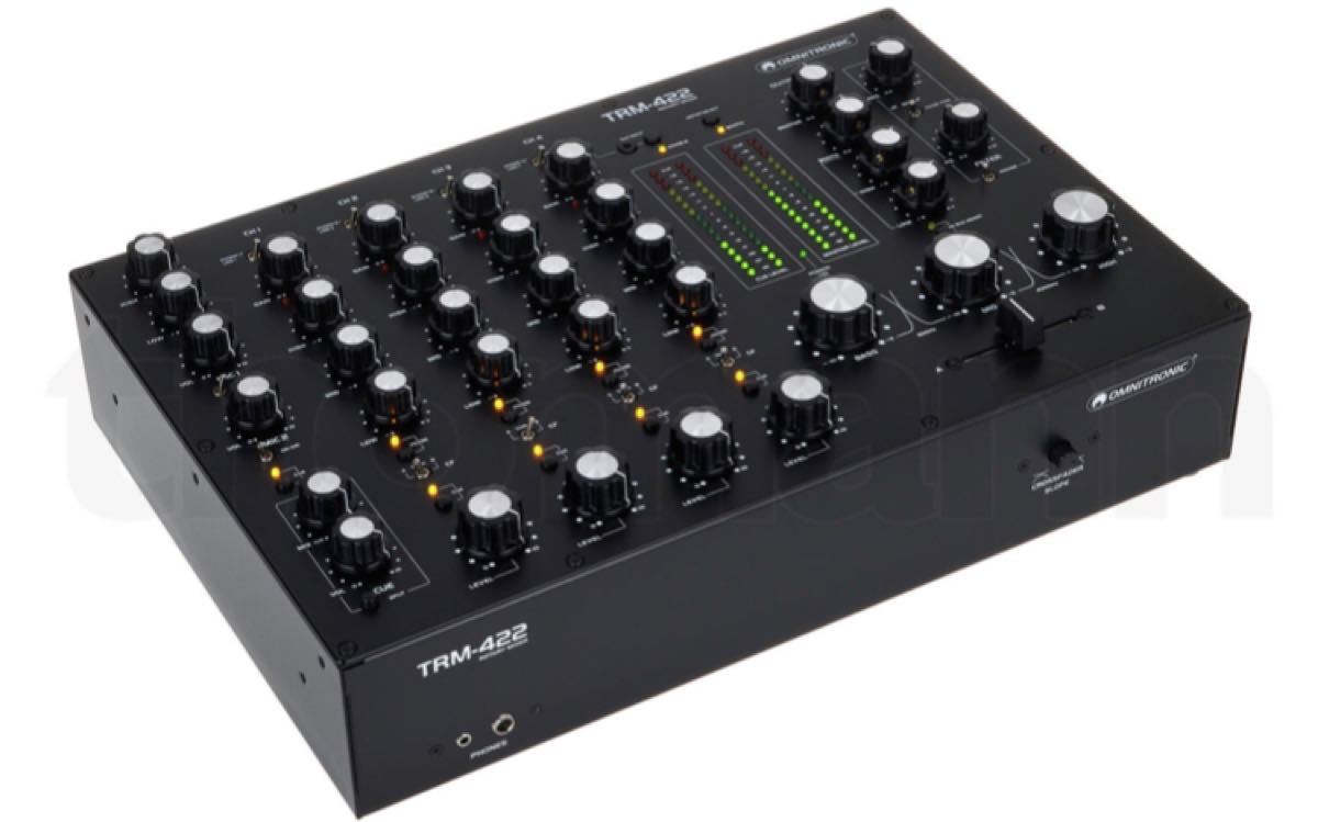 Omnitronic TRM-422 DJ用ロータリーミキサー 新品 30日保証