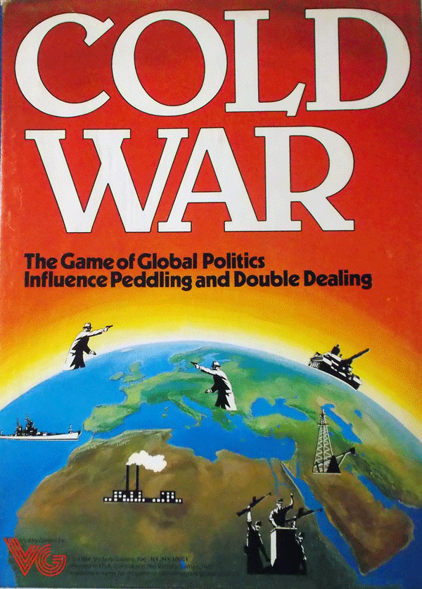 VG/COLD WAR,THE GAME OF GLOBAL POLITICS INFLUENCE PEDDING AND DOUBLE DEALING/駒未切断/日本語訳無し