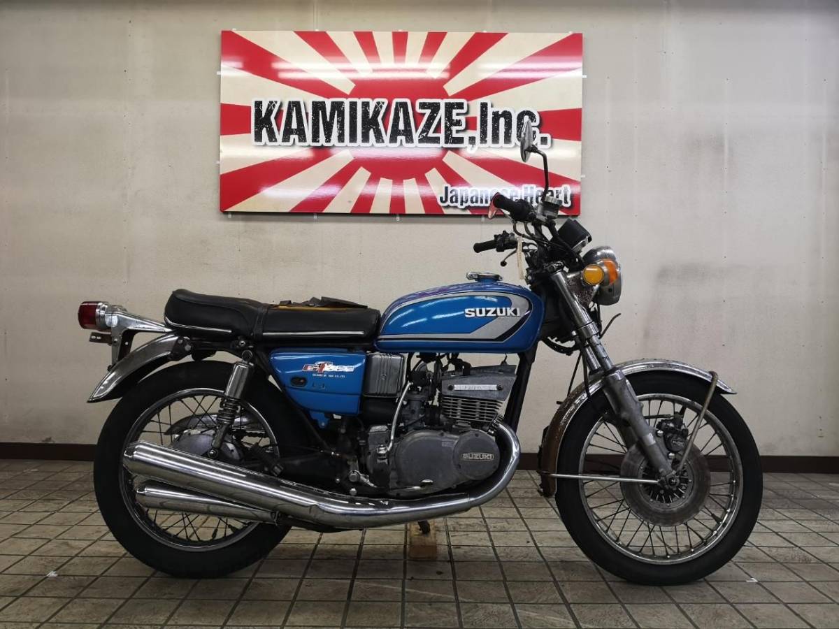 スタイリッシュシンプル GT380 スズキ SUZUKI 旧車 リヤキャリア 当時