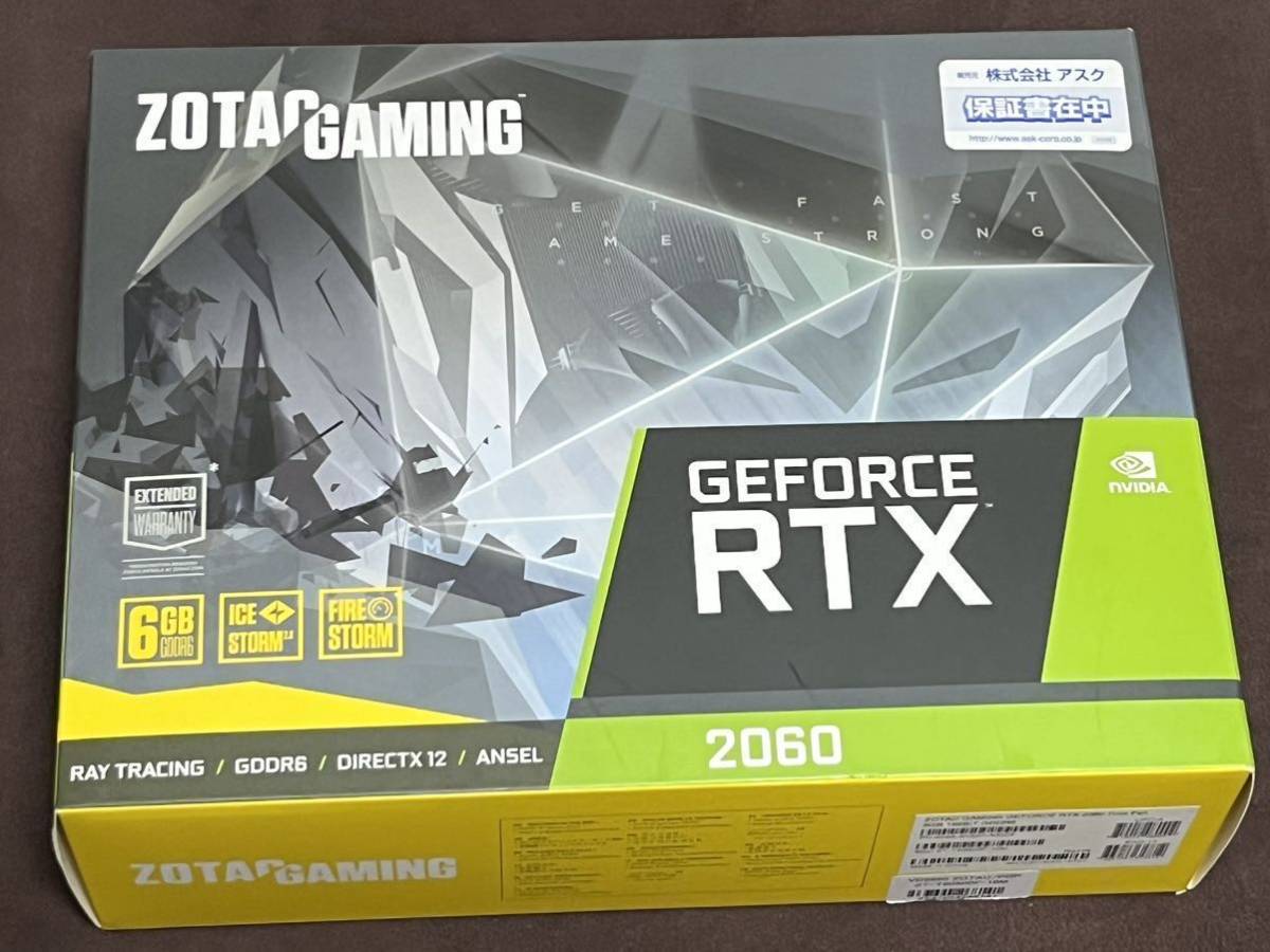 ZOTAC GAMING GeForce RTX 2060 Twin Fan グラフィックスボード VD6860