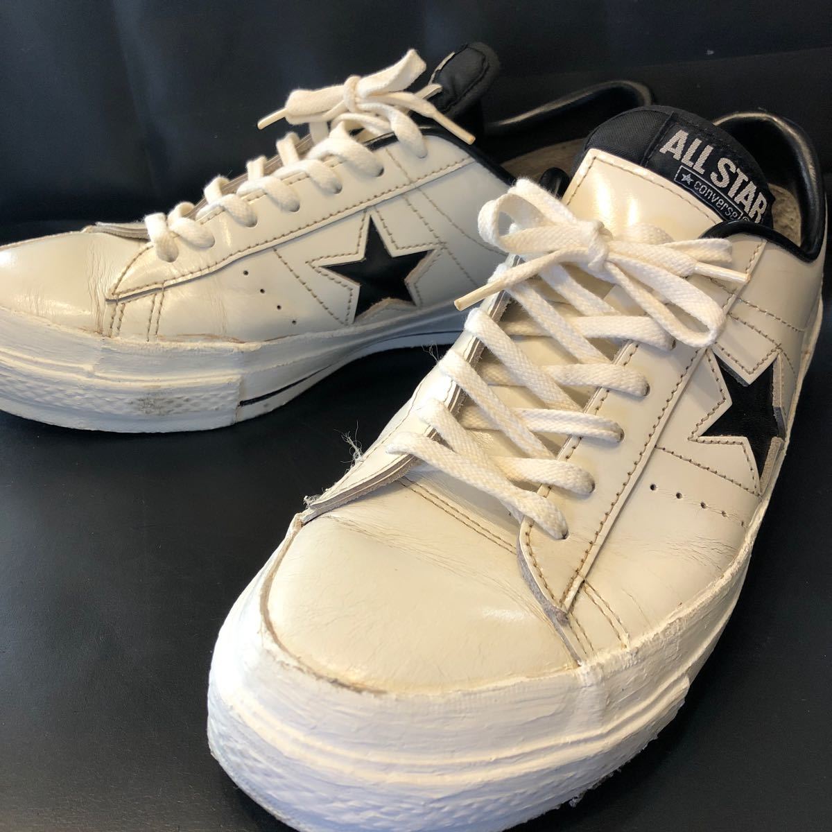 【カスタム品】コンバース CONVERSE ワンスター ONE STAR サイズ71/2 26.5 カスタム品 ビンテージ 日本製 【カスタム品】コンバース CONVERSE ワンスター ONE STAR サイズ71/2 26.5 カスタム品 ビンテージ 日本製