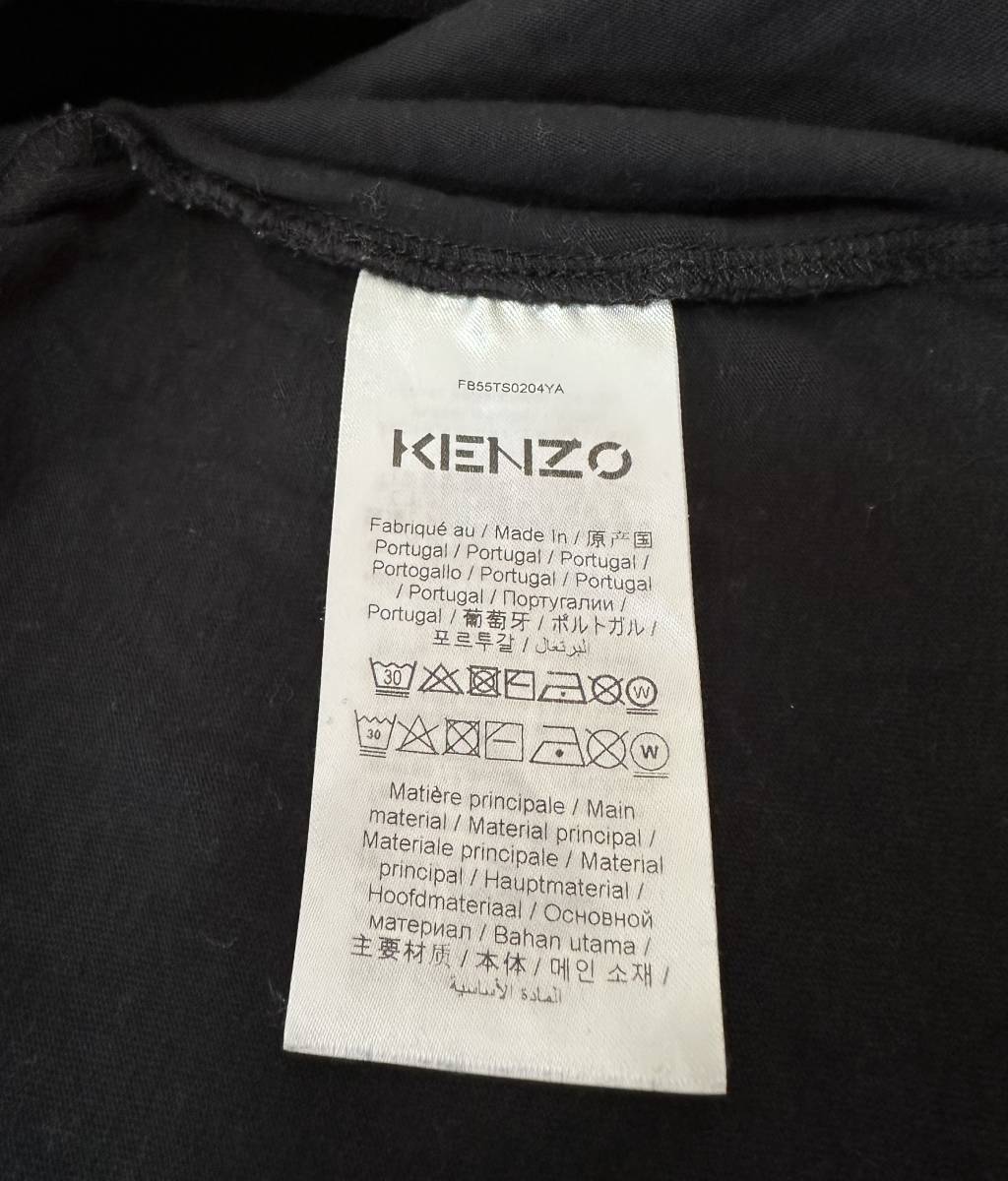 未使用品 KENZO｜ケンゾー FB55TS0204YA　TIGER CLASSIC T-SHIRT　Tシャツ半袖 タイガーロゴ ブラック サイズ：L_画像4