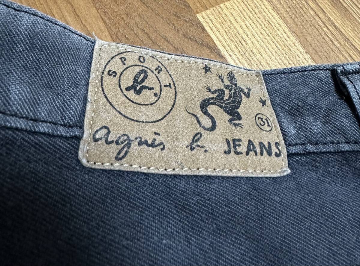 アニエスベー デニム ブラックジーンズ ヴィンテージ 90年代 旧タグ | agnes b. HOMME Vintage Black Denim  Pants Jeans 90s