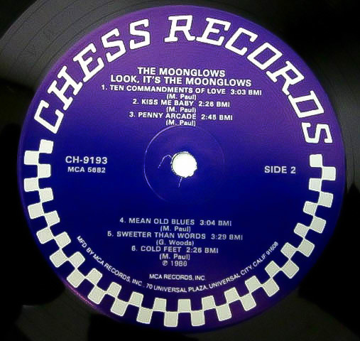  records out of production LP * 1987 year US record * LOOK! It\'s THE MOONGLOWS *50\'s Rock & Roll Doo Wopdu-wapR&B lock n roll rockabilly 