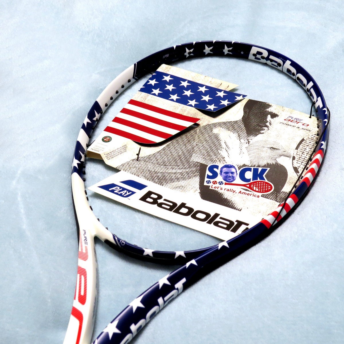 バボラ　テニスラケット　ピュアアエロ Ｇ３（新品・未使用）限定星条旗カラー