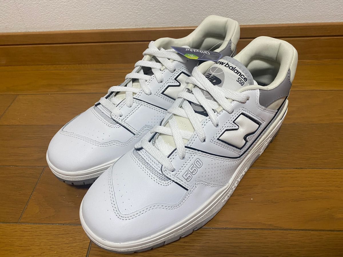 新品 ニューバランス 550 サンプル品 27 グレー ホワイト|PayPayフリマ