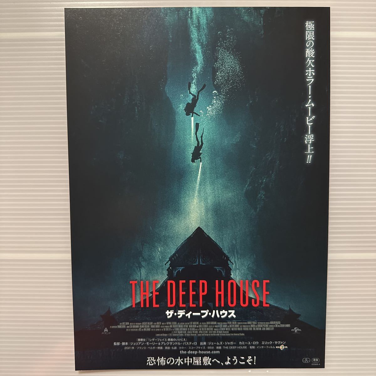 ザ・ディープ・ハウス THE DEEP HOUSE 劇場版 映画 チラシ フライヤー 18×25.8 Japanese version movie Flyer アレクサルドル バスティロ_画像1