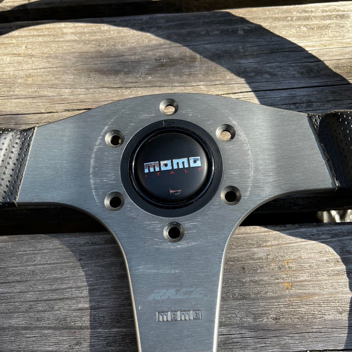 MOMO RACE モモレース 35パイ ホーンボタン ホーンリング付き
