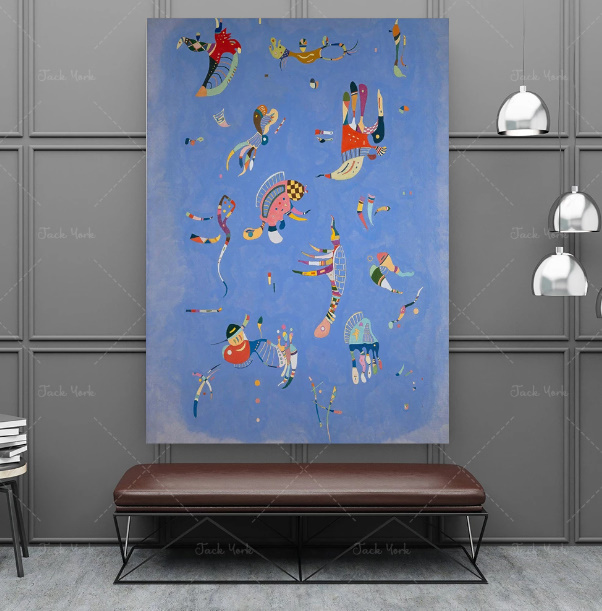 G2172 ワシリー・カンディンスキー Wassily Kandinsky 1940 キャンバス ポスター 50×70cm イラスト インテリア 雑貨 海外製 枠なし _画像1