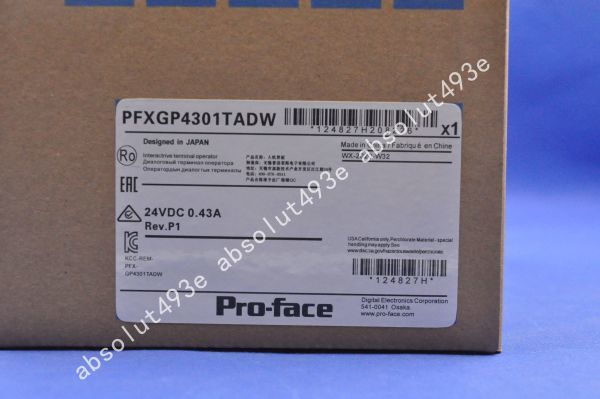 新品 安心保証 Pro-face(Proface) プログラマブル表示器 タッチパネル GP-4301TW PFXGP4301TADW [6ヶ月安心保証]