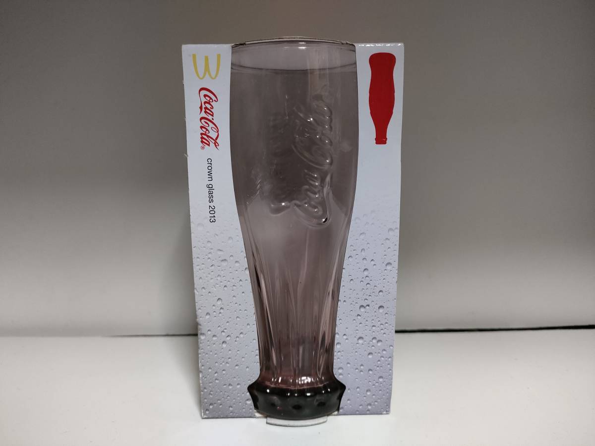 コカ・コーラ マクドナルド crown glass ピンク tw35_画像1