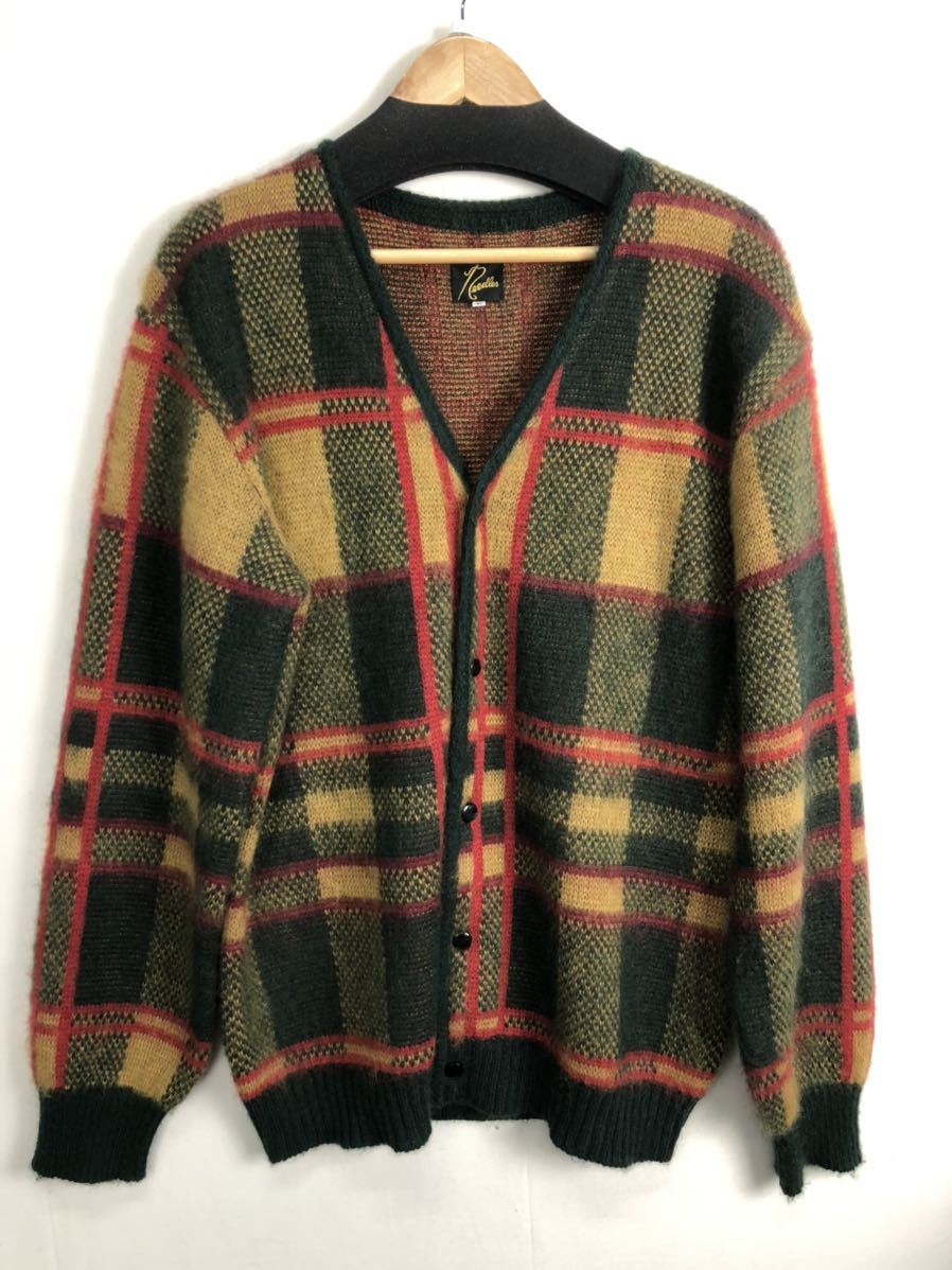 モヘアカーディガン M tartan タータン 22aw - トップス