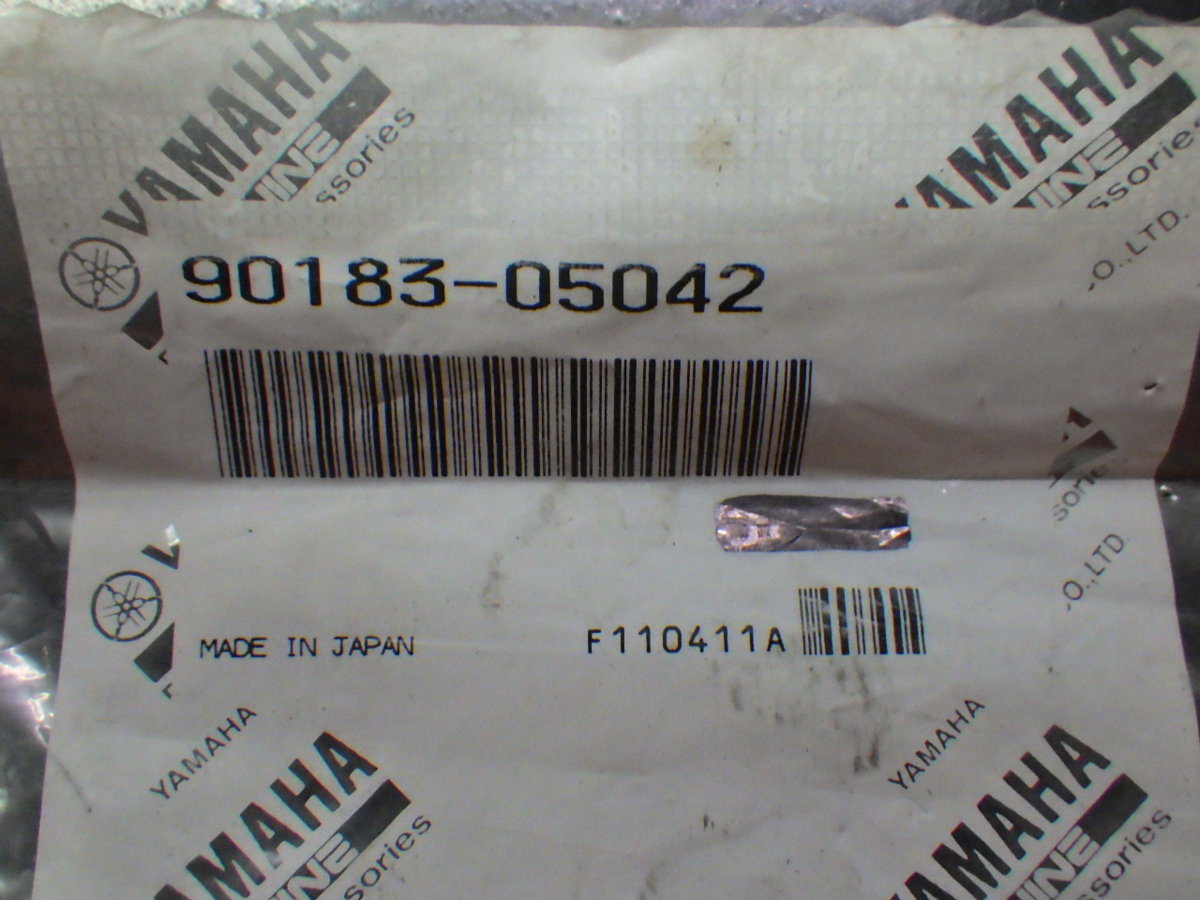 開封済 未使用 純正部品 ヤマハ YAMAHA ジョグ JOG CY50 ナット スプリング 1PCS 90183-05042 管理No.18733_画像2