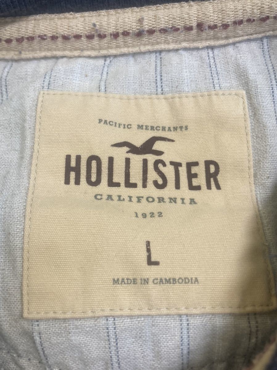 N HOLLISTER ホリスター　CALIFORNIA 1922 長袖　　シャツ　サイズ　L_画像4