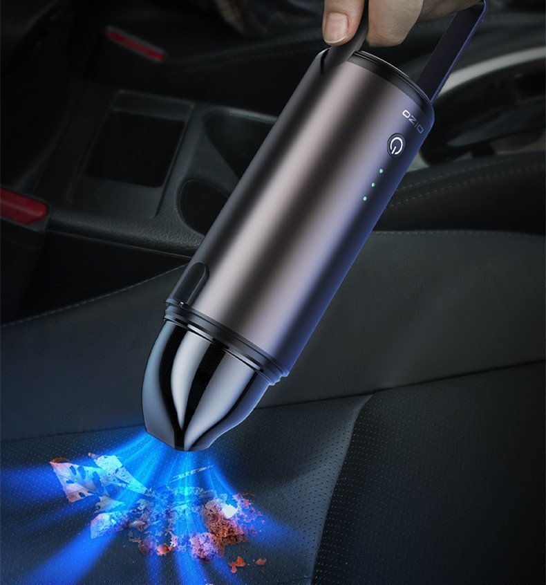 PYD2175* rechargeable - cordless 6000pa car home use k long handy cleaner system LED light attaching vacuum cleaner .. both for small size powerful rhinoceros 