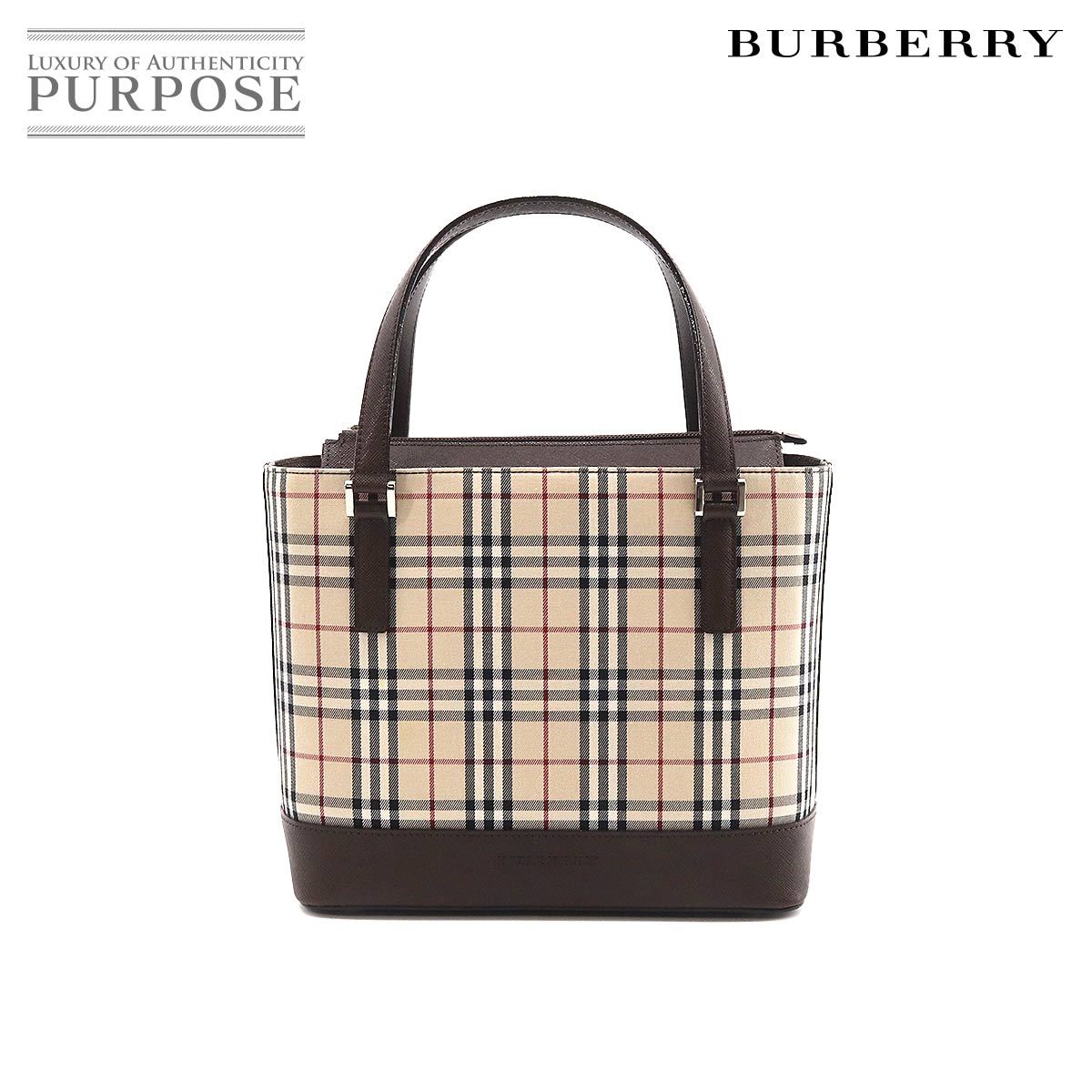 未使用 展示品 バーバリー BURBERRY ハンド バッグ ノバチェック