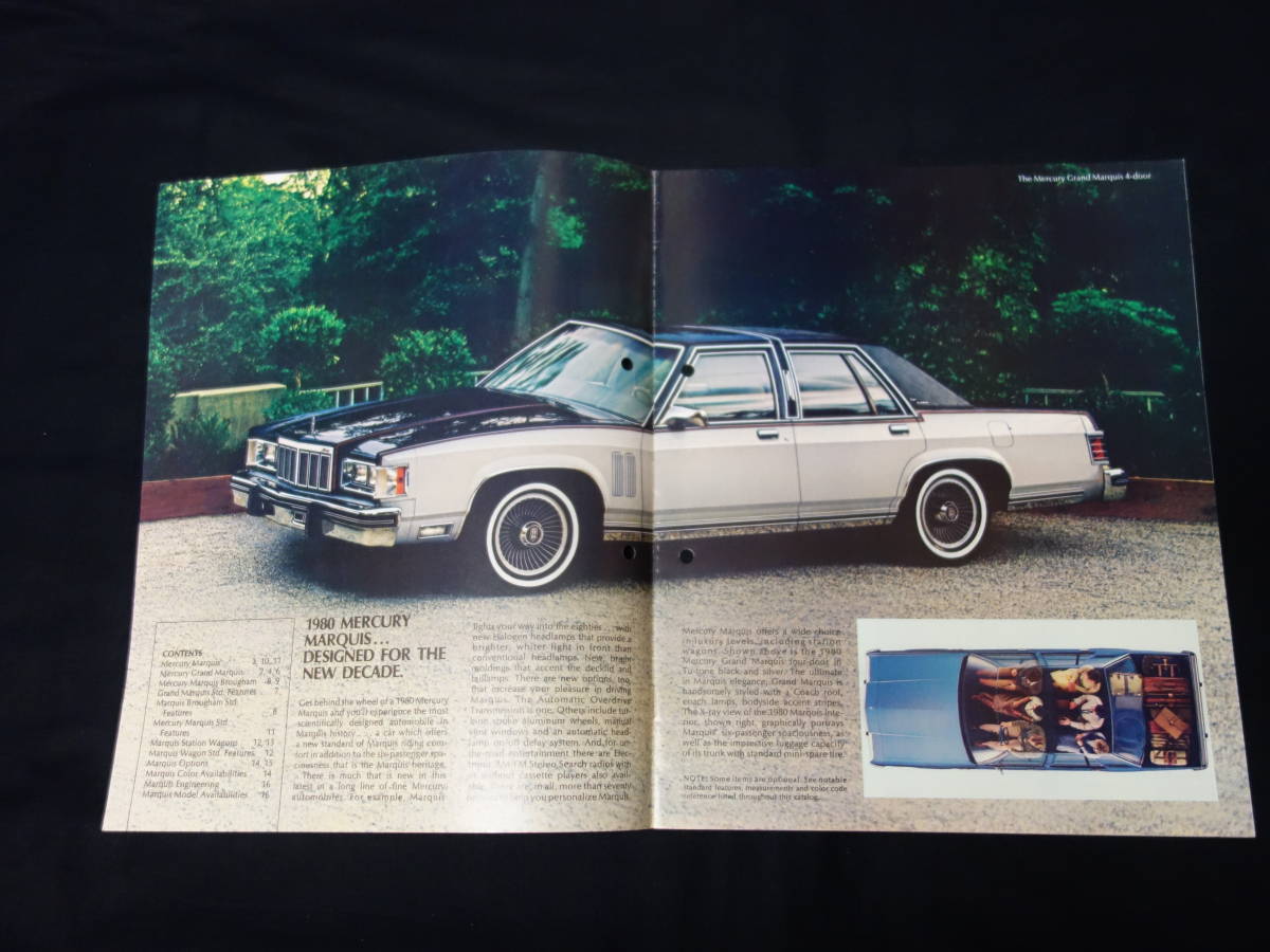 [Y900 prompt decision ] Ford Merrcury FORD MERCURY MARQUIS/80 exclusive use main catalog / English version / 1980 year 