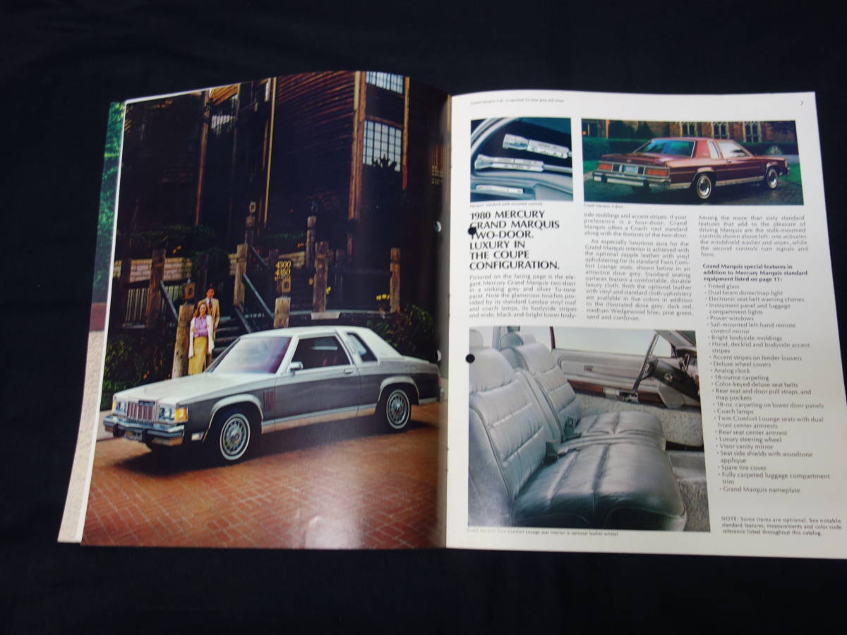 [Y900 prompt decision ] Ford Merrcury FORD MERCURY MARQUIS/80 exclusive use main catalog / English version / 1980 year 