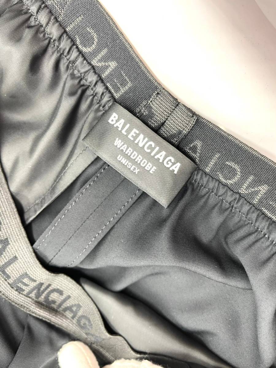 【極美品】BALENCIAGA エラスティック パンツ 675490 TJ025 メンズ 46 ブラック