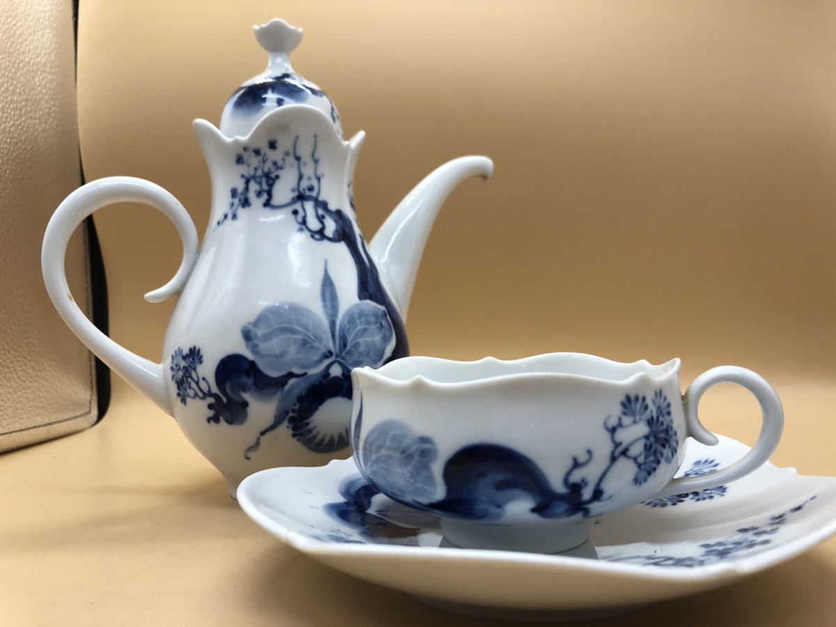 のオシャレな 4客セット MEISSEN - ☆マイセン マイセン ブルー