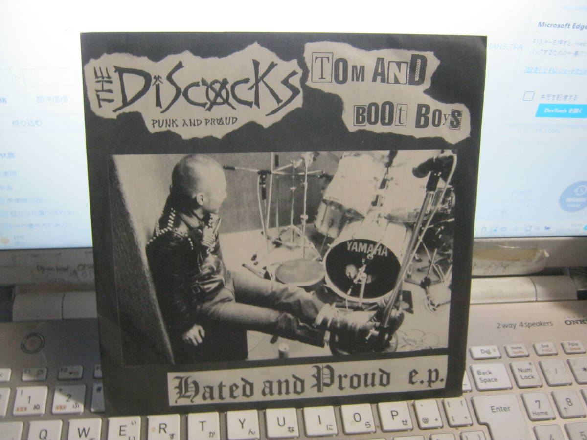 DISCOCKS ディスコックス ; TOM AND BOOT BOYS トム・アンド・ブートボーイズ / Hated and Proud e.p. Split7“ Avoided Prisoner D.S.B. _画像1