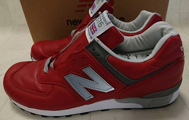 新品最安値new balanceニューバランスM576RED☆US9.5☆英国製☆UK☆USA 27.5cm